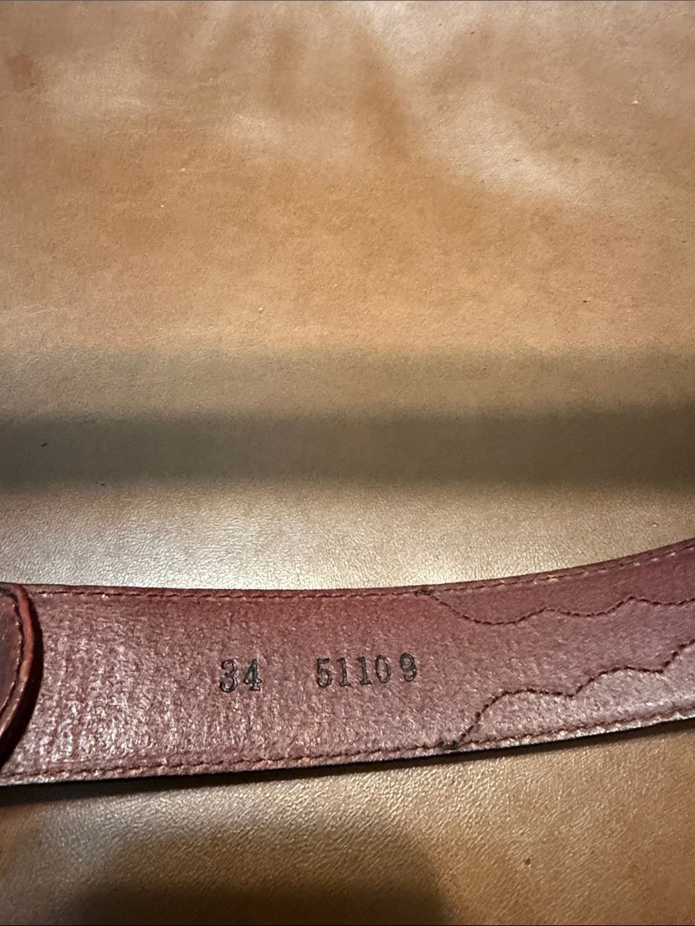 Montana Silversmiths Brown Leather Belt with Gold Texas State Buckle